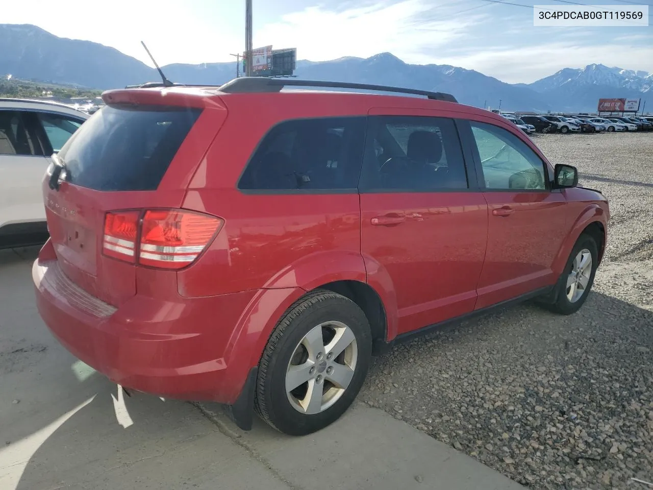 2016 Dodge Journey Se VIN: 3C4PDCAB0GT119569 Lot: 53319264