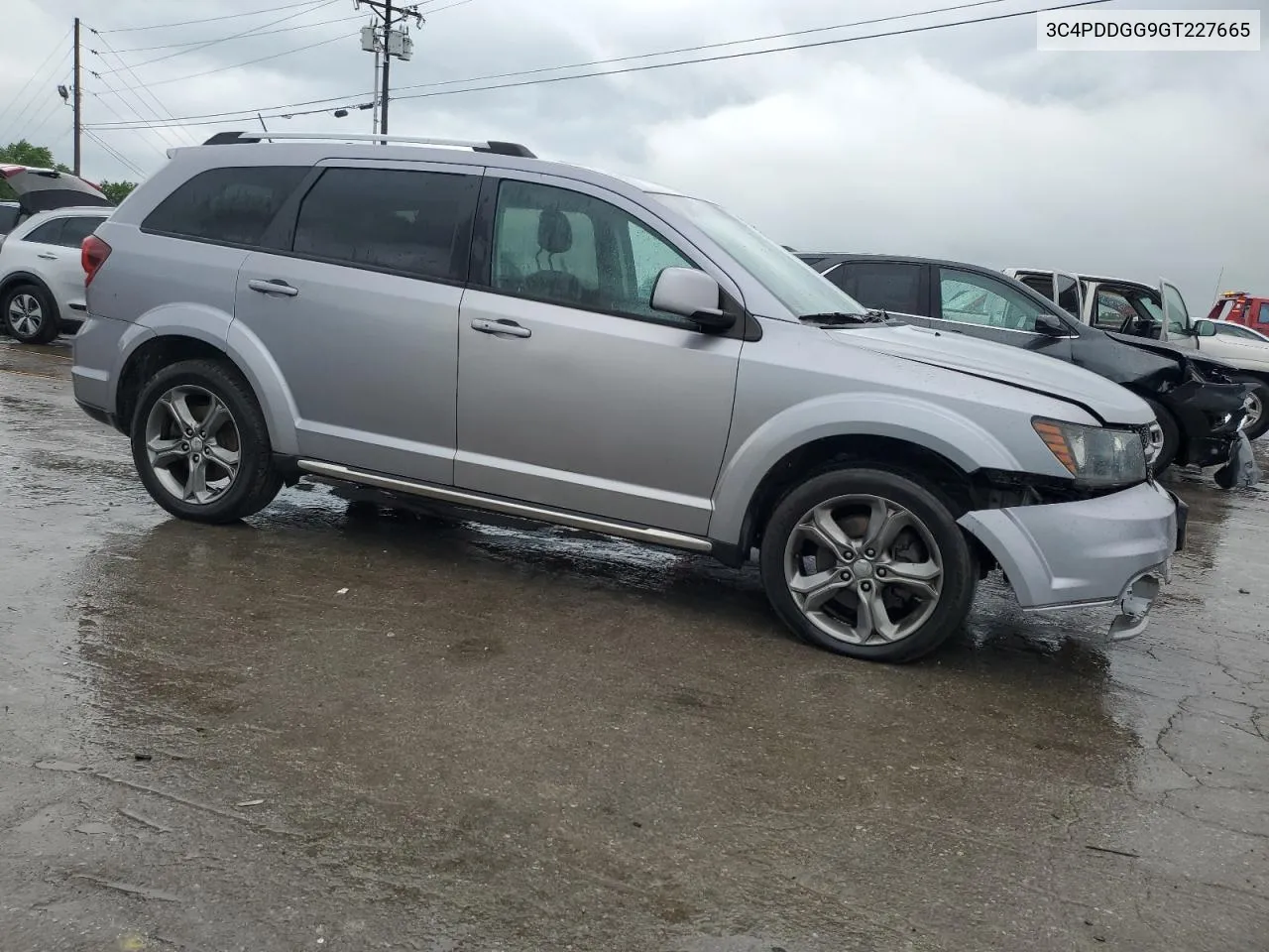 2016 Dodge Journey Crossroad VIN: 3C4PDDGG9GT227665 Lot: 53729634