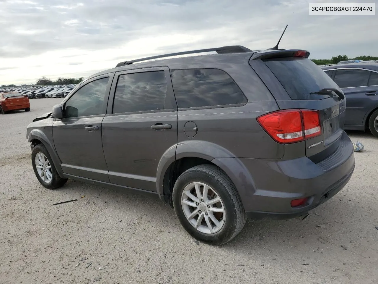 2016 Dodge Journey Sxt VIN: 3C4PDCBGXGT224470 Lot: 54689004