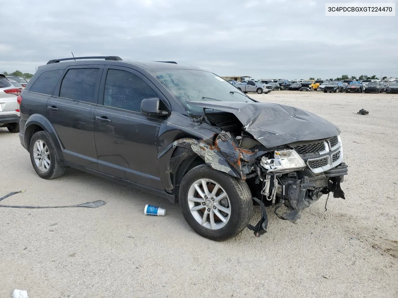 2016 Dodge Journey Sxt VIN: 3C4PDCBGXGT224470 Lot: 54689004