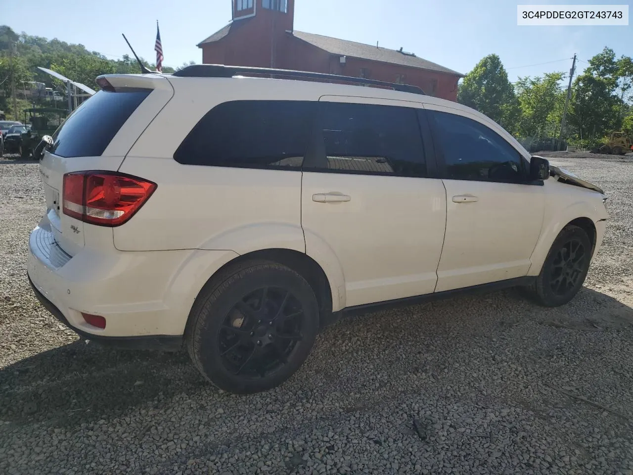 2016 Dodge Journey R/T VIN: 3C4PDDEG2GT243743 Lot: 56924854