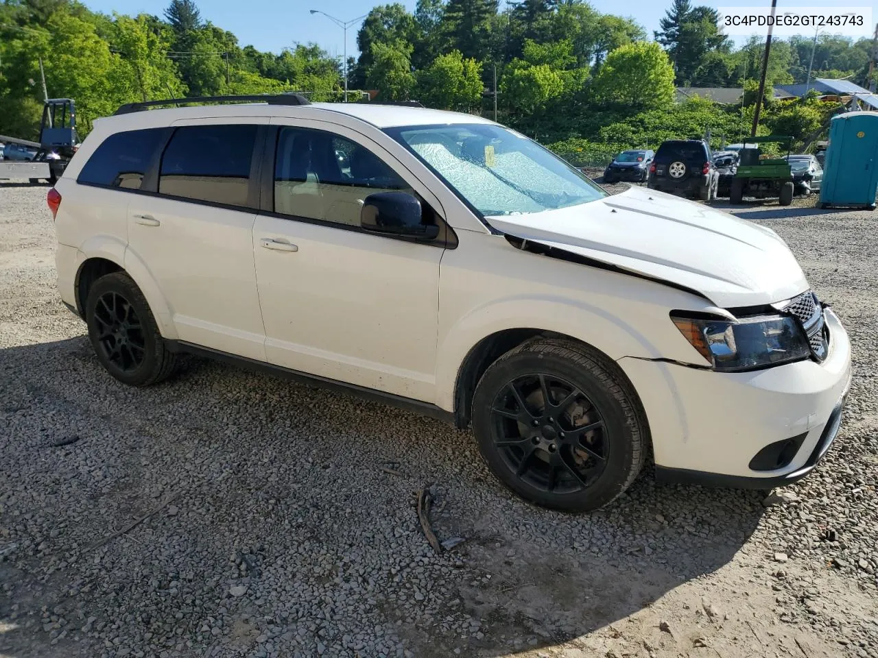 2016 Dodge Journey R/T VIN: 3C4PDDEG2GT243743 Lot: 56924854