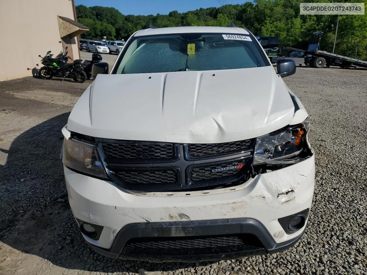 2016 Dodge Journey R/T VIN: 3C4PDDEG2GT243743 Lot: 56924854