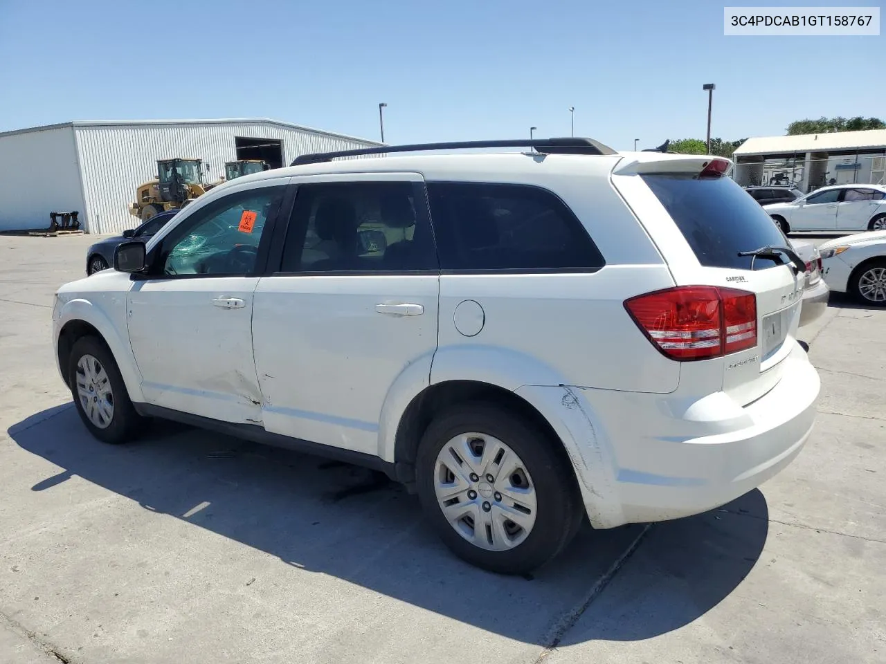 2016 Dodge Journey Se VIN: 3C4PDCAB1GT158767 Lot: 58087984