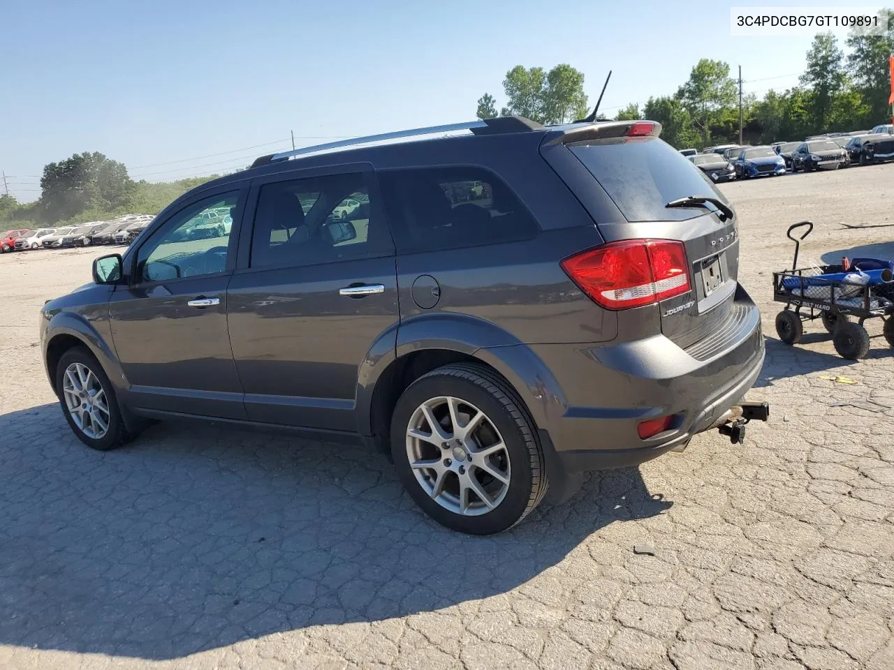 2016 Dodge Journey Sxt VIN: 3C4PDCBG7GT109891 Lot: 59058514