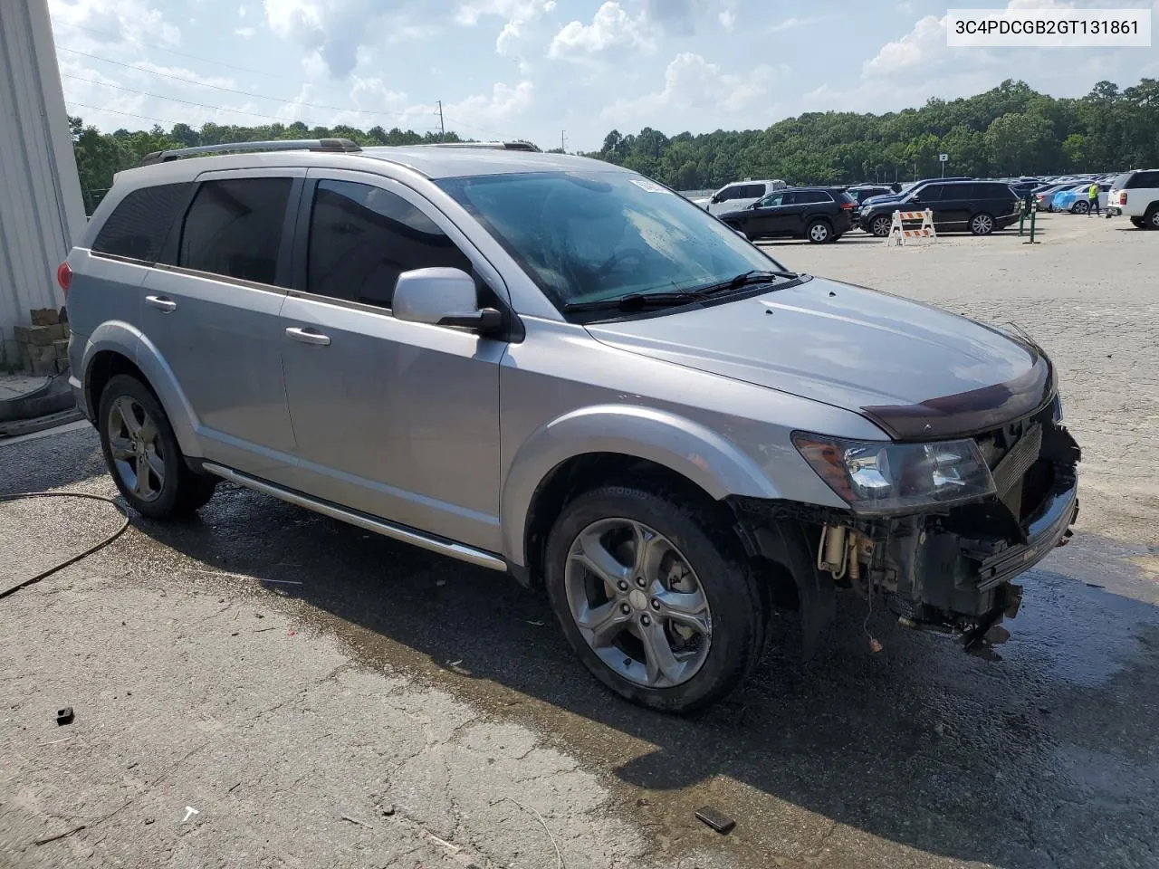 2016 Dodge Journey Crossroad VIN: 3C4PDCGB2GT131861 Lot: 60422074