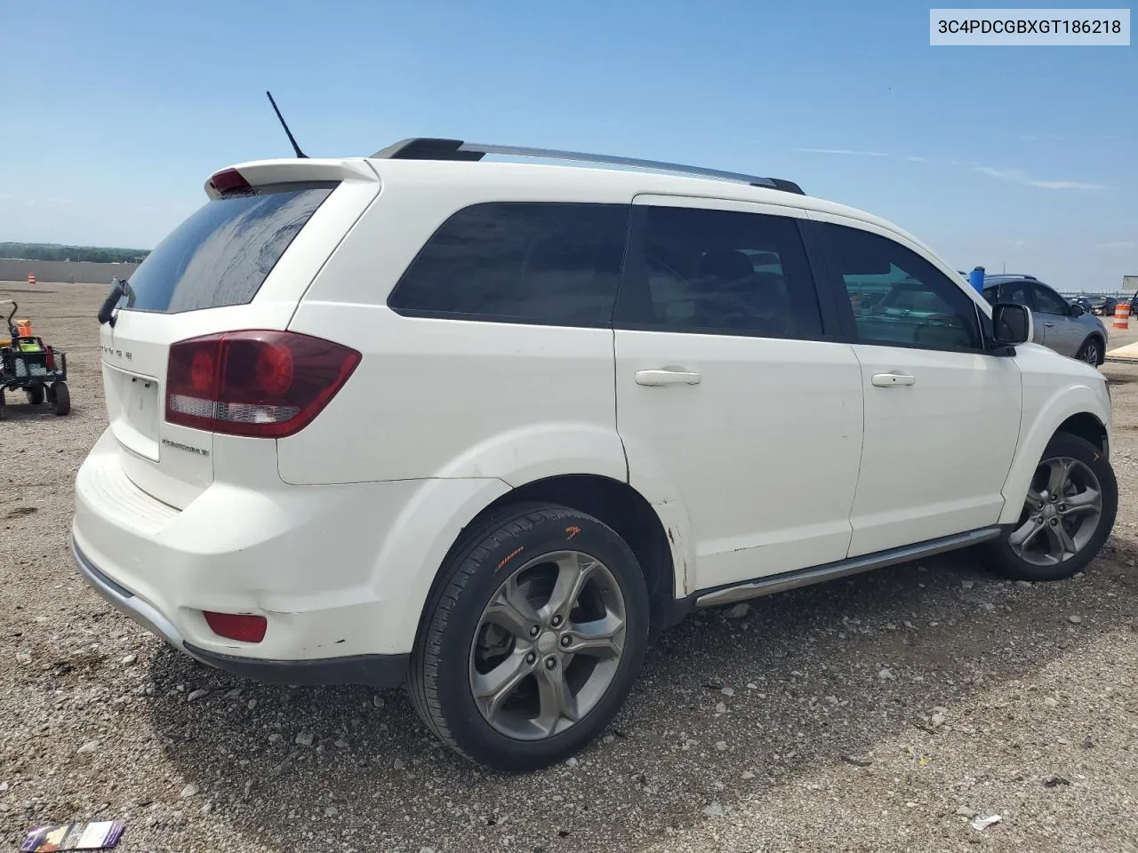 2016 Dodge Journey Crossroad VIN: 3C4PDCGBXGT186218 Lot: 60931394