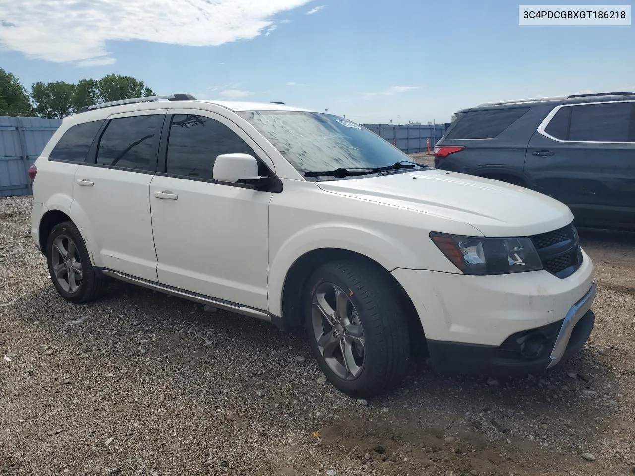 2016 Dodge Journey Crossroad VIN: 3C4PDCGBXGT186218 Lot: 60931394