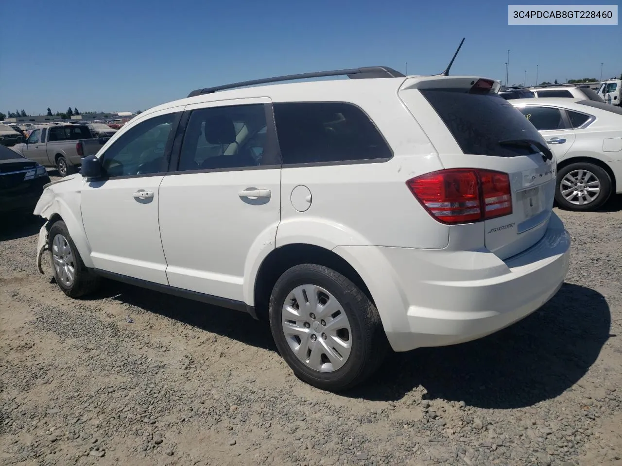 2016 Dodge Journey Se VIN: 3C4PDCAB8GT228460 Lot: 60977774