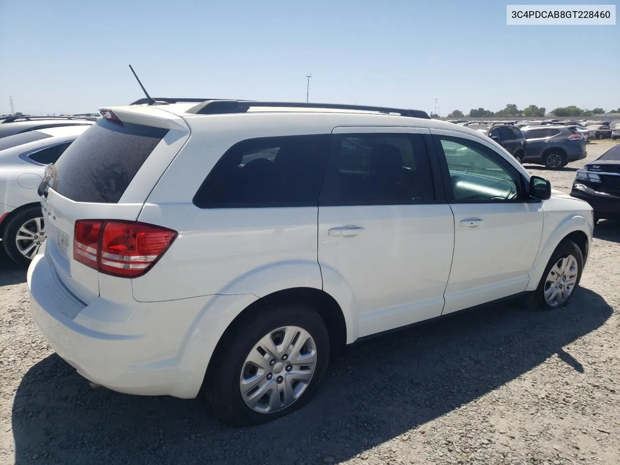 2016 Dodge Journey Se VIN: 3C4PDCAB8GT228460 Lot: 60977774