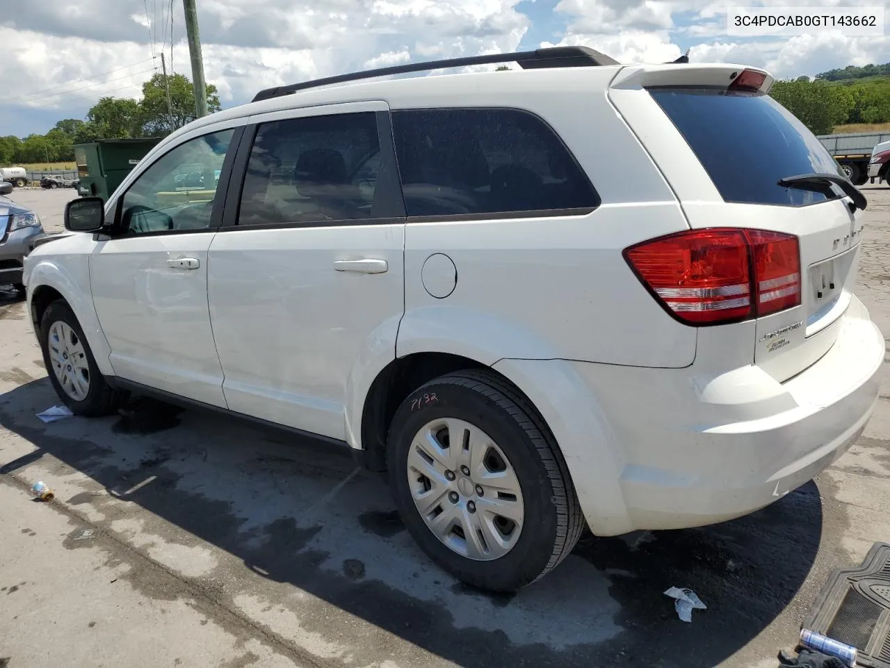 2016 Dodge Journey Se VIN: 3C4PDCAB0GT143662 Lot: 61466324