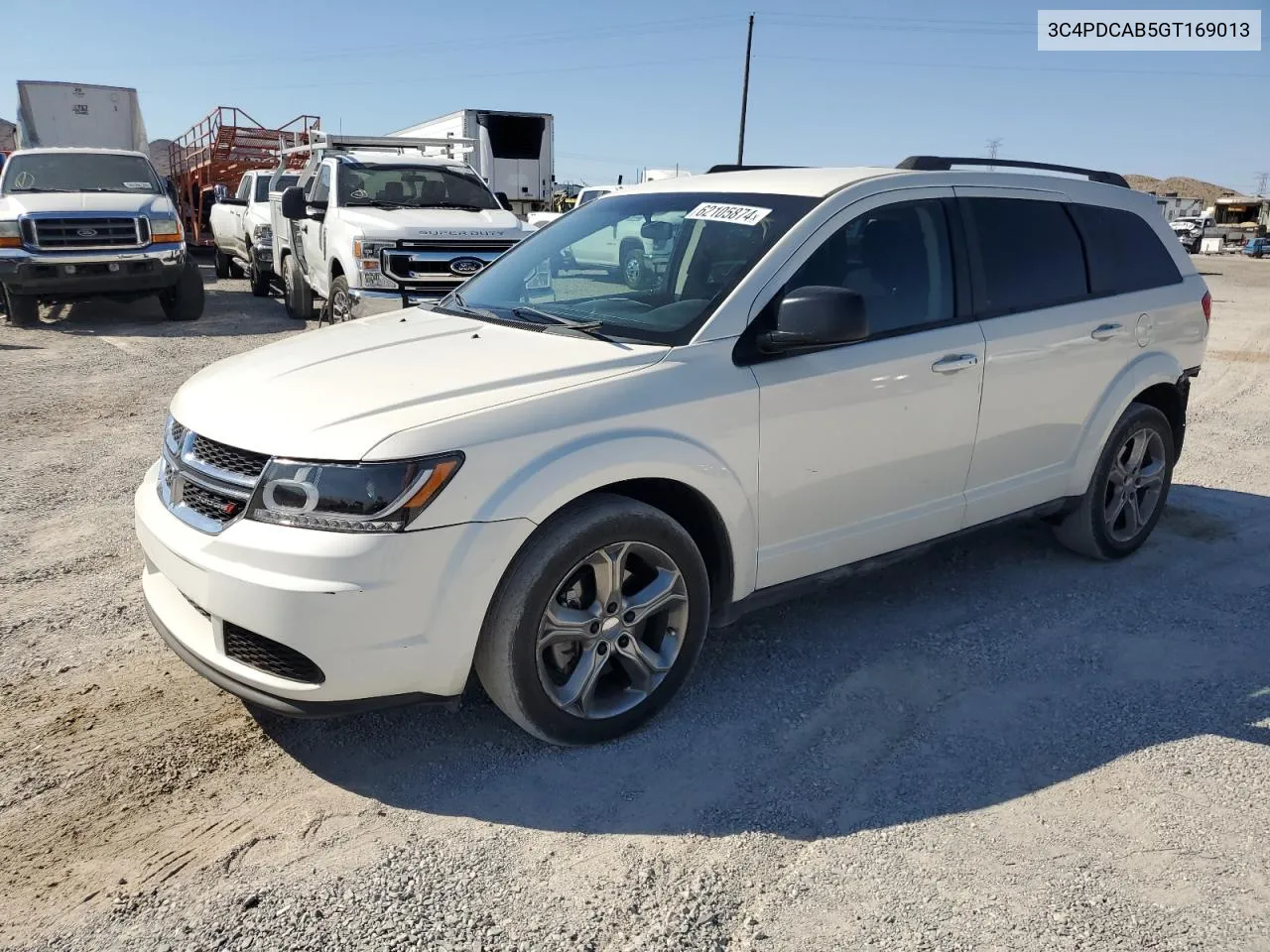 2016 Dodge Journey Se VIN: 3C4PDCAB5GT169013 Lot: 62105874