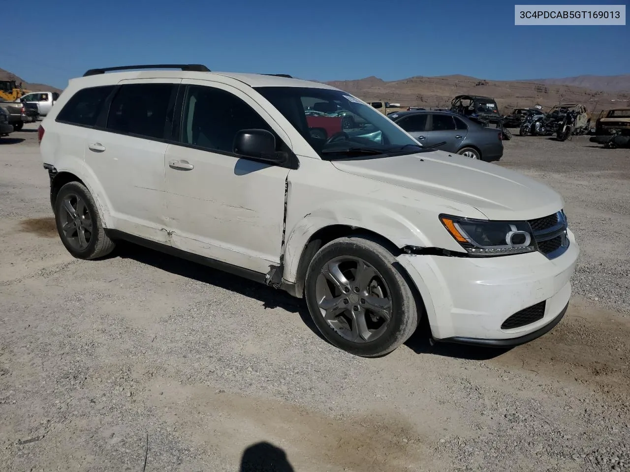 2016 Dodge Journey Se VIN: 3C4PDCAB5GT169013 Lot: 62105874