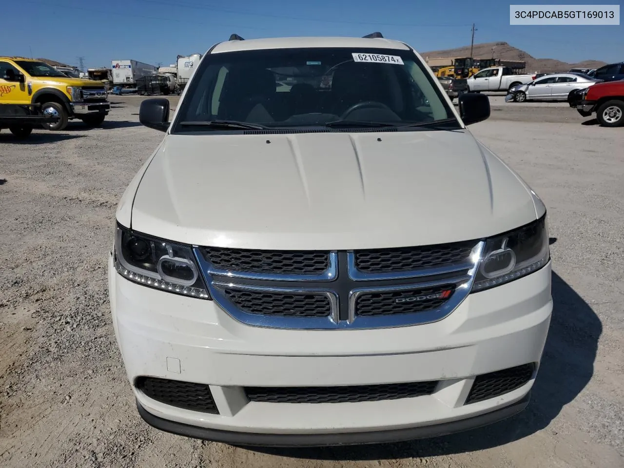 2016 Dodge Journey Se VIN: 3C4PDCAB5GT169013 Lot: 62105874