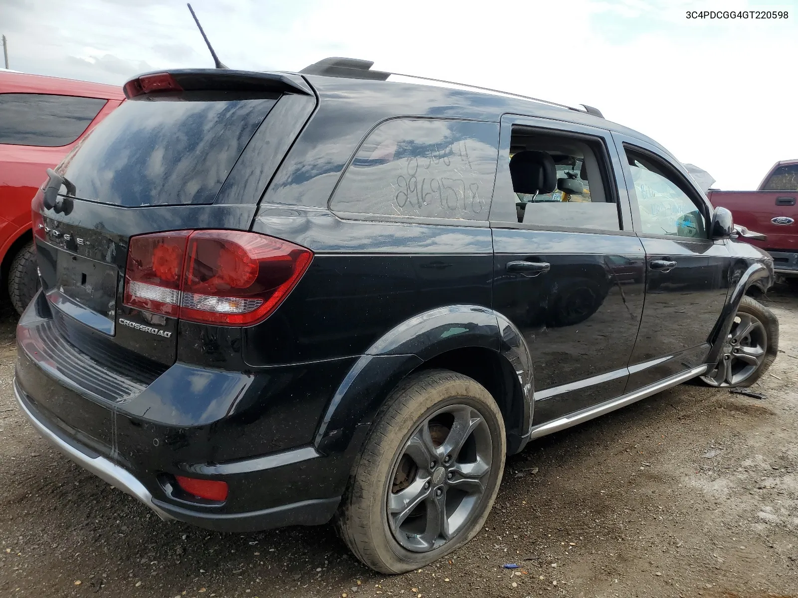 2016 Dodge Journey Crossroad VIN: 3C4PDCGG4GT220598 Lot: 62754024