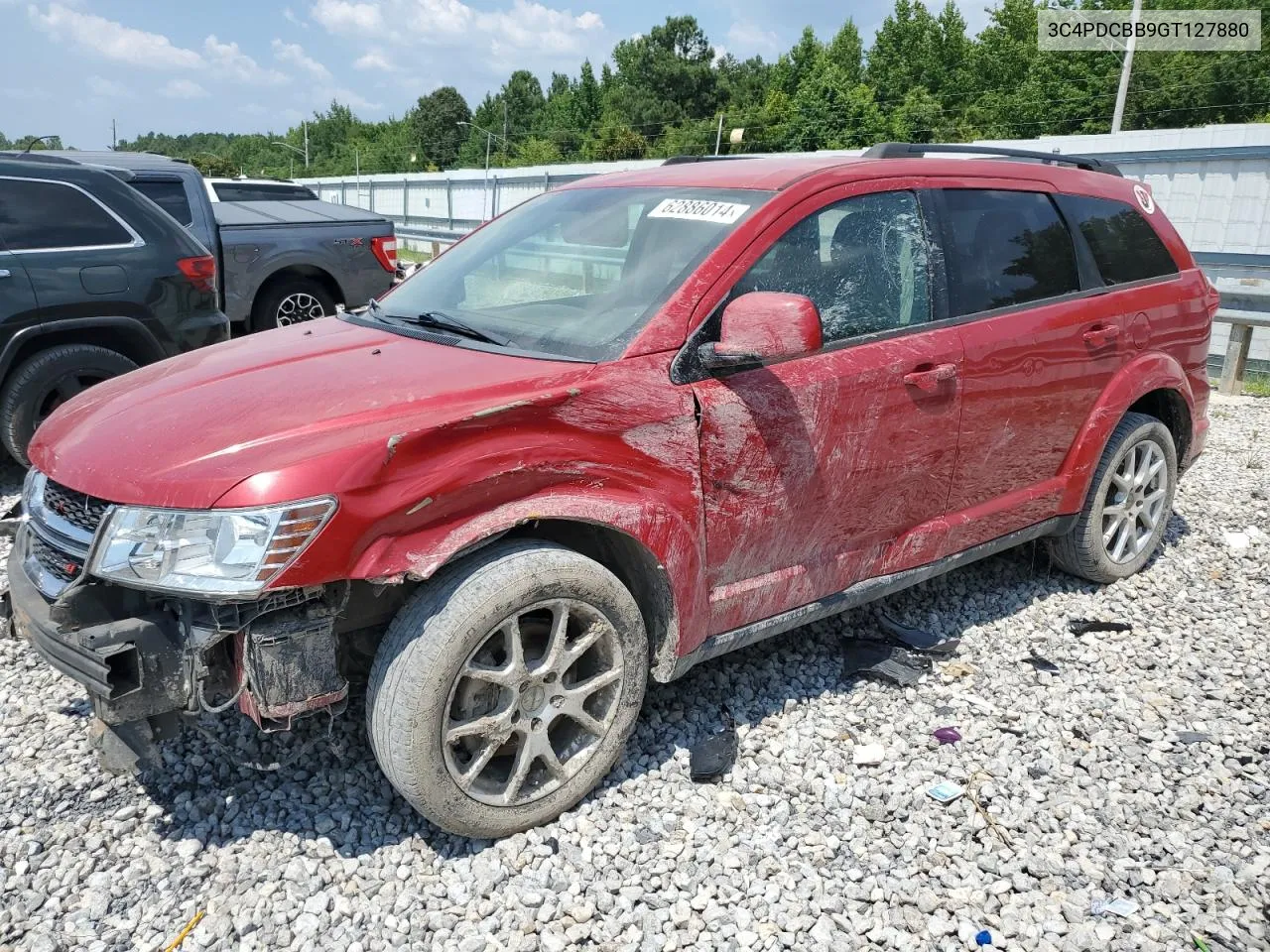 2016 Dodge Journey Sxt VIN: 3C4PDCBB9GT127880 Lot: 62886014