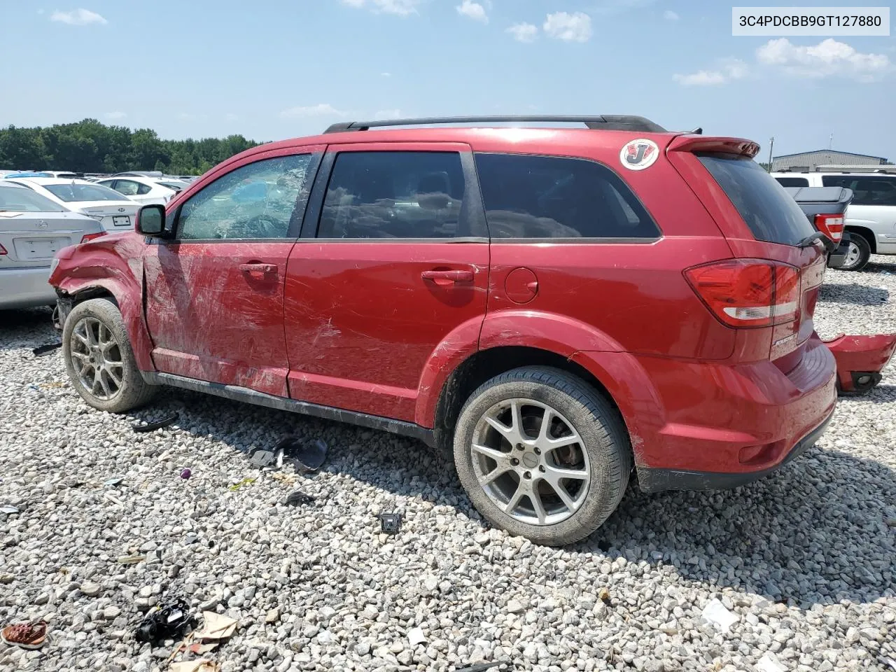 2016 Dodge Journey Sxt VIN: 3C4PDCBB9GT127880 Lot: 62886014