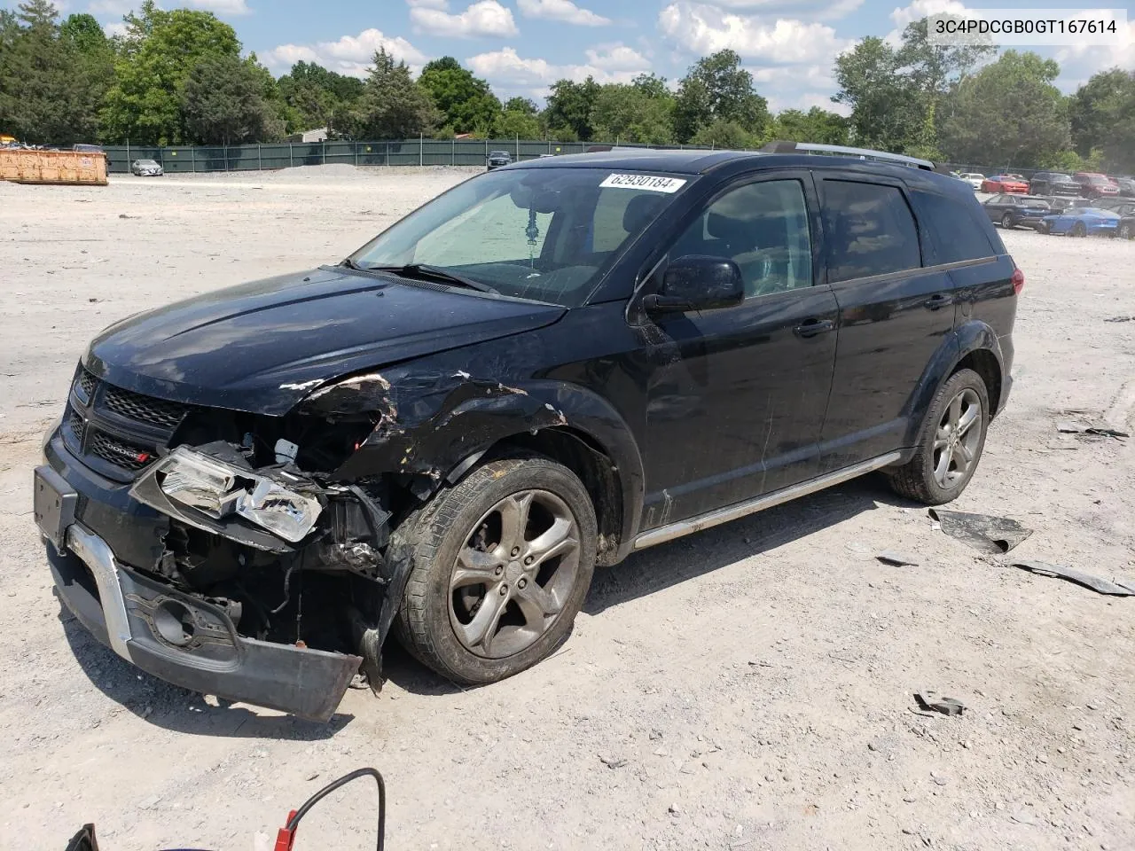 2016 Dodge Journey Crossroad VIN: 3C4PDCGB0GT167614 Lot: 62930184