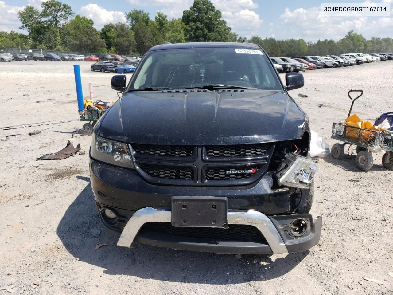 2016 Dodge Journey Crossroad VIN: 3C4PDCGB0GT167614 Lot: 62930184