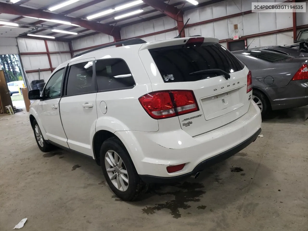 2016 Dodge Journey Sxt VIN: 3C4PDCBG3GT194535 Lot: 63128234