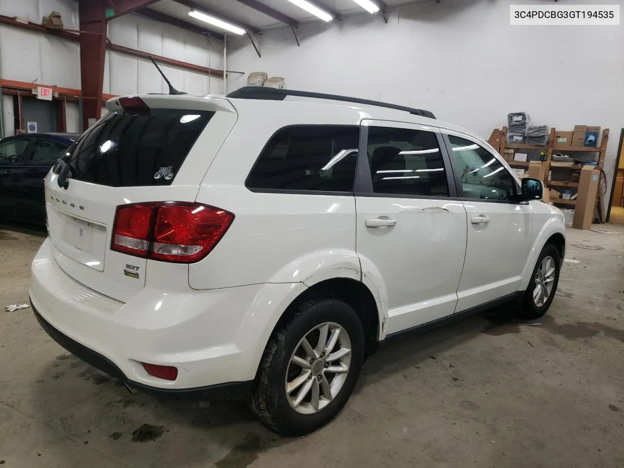 2016 Dodge Journey Sxt VIN: 3C4PDCBG3GT194535 Lot: 63128234