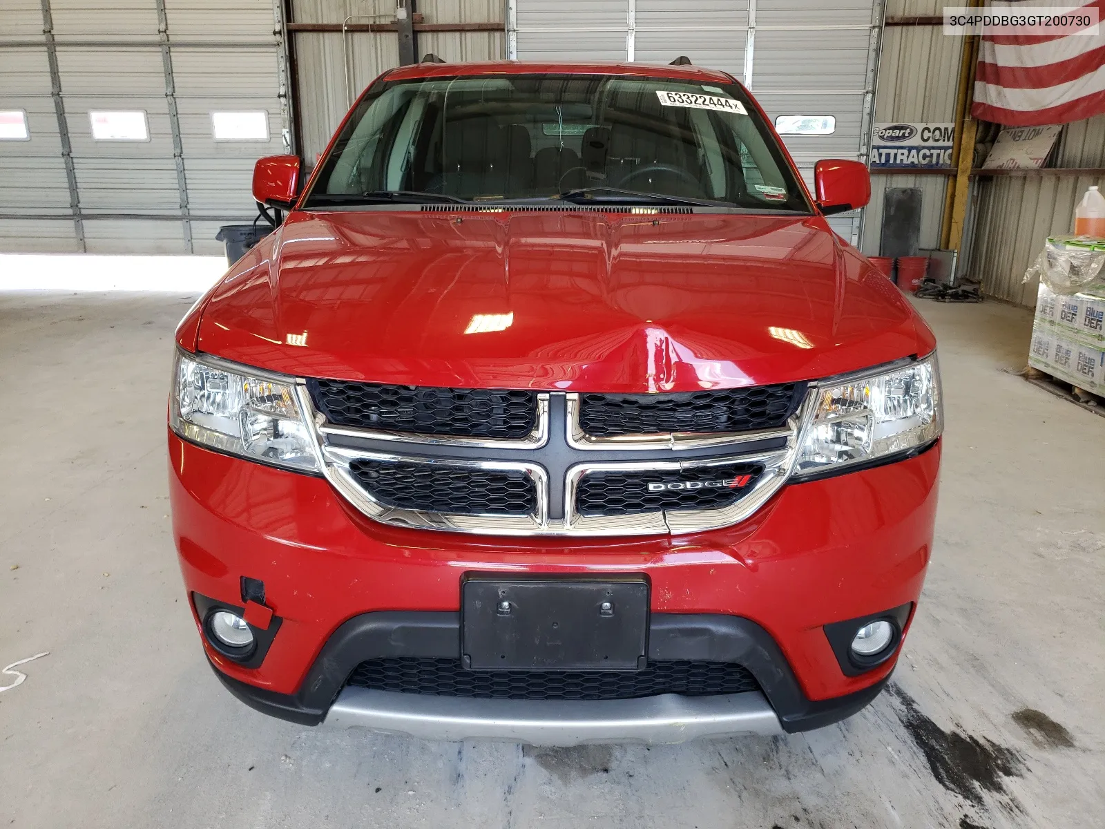 2016 Dodge Journey Sxt VIN: 3C4PDDBG3GT200730 Lot: 63322444