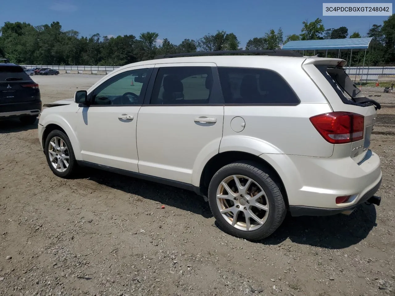 2016 Dodge Journey Sxt VIN: 3C4PDCBGXGT248042 Lot: 63525054