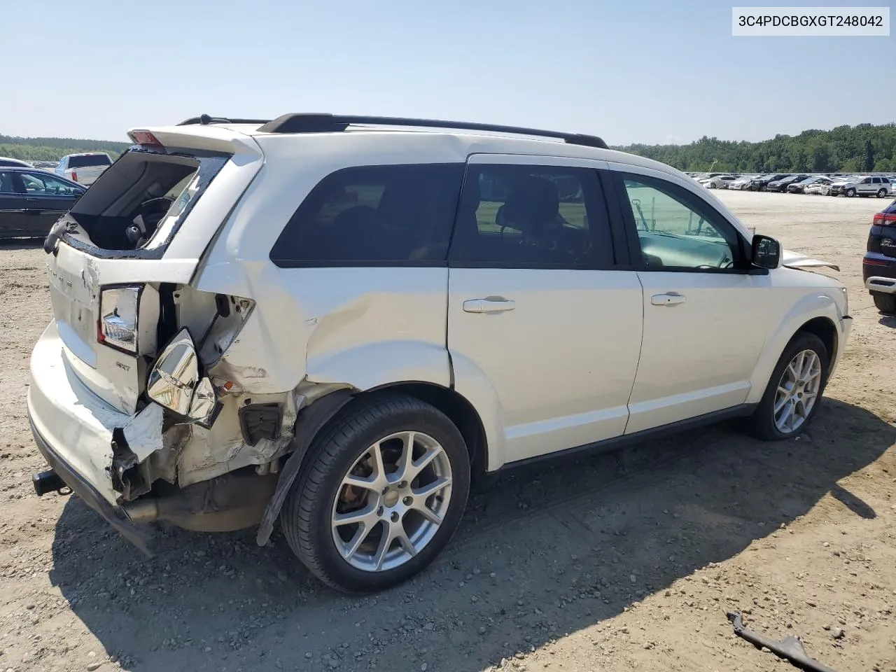 2016 Dodge Journey Sxt VIN: 3C4PDCBGXGT248042 Lot: 63525054