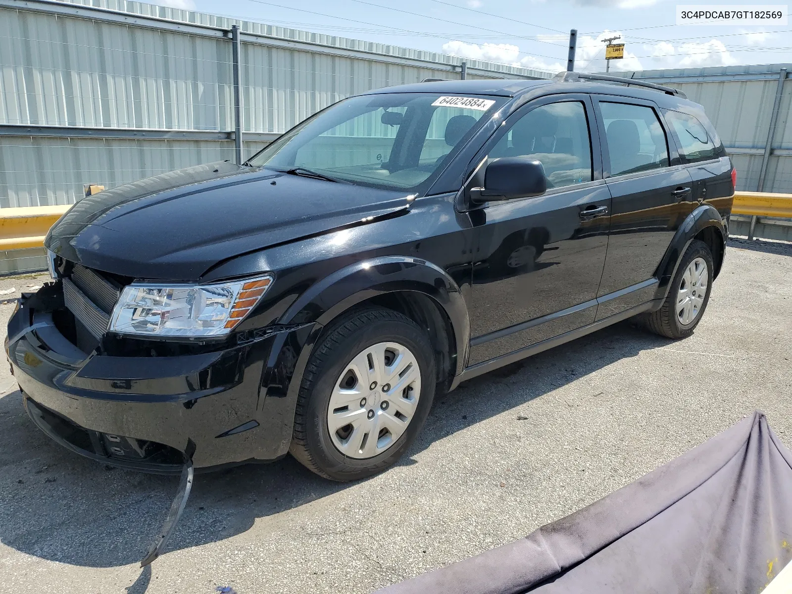 2016 Dodge Journey Se VIN: 3C4PDCAB7GT182569 Lot: 64024884