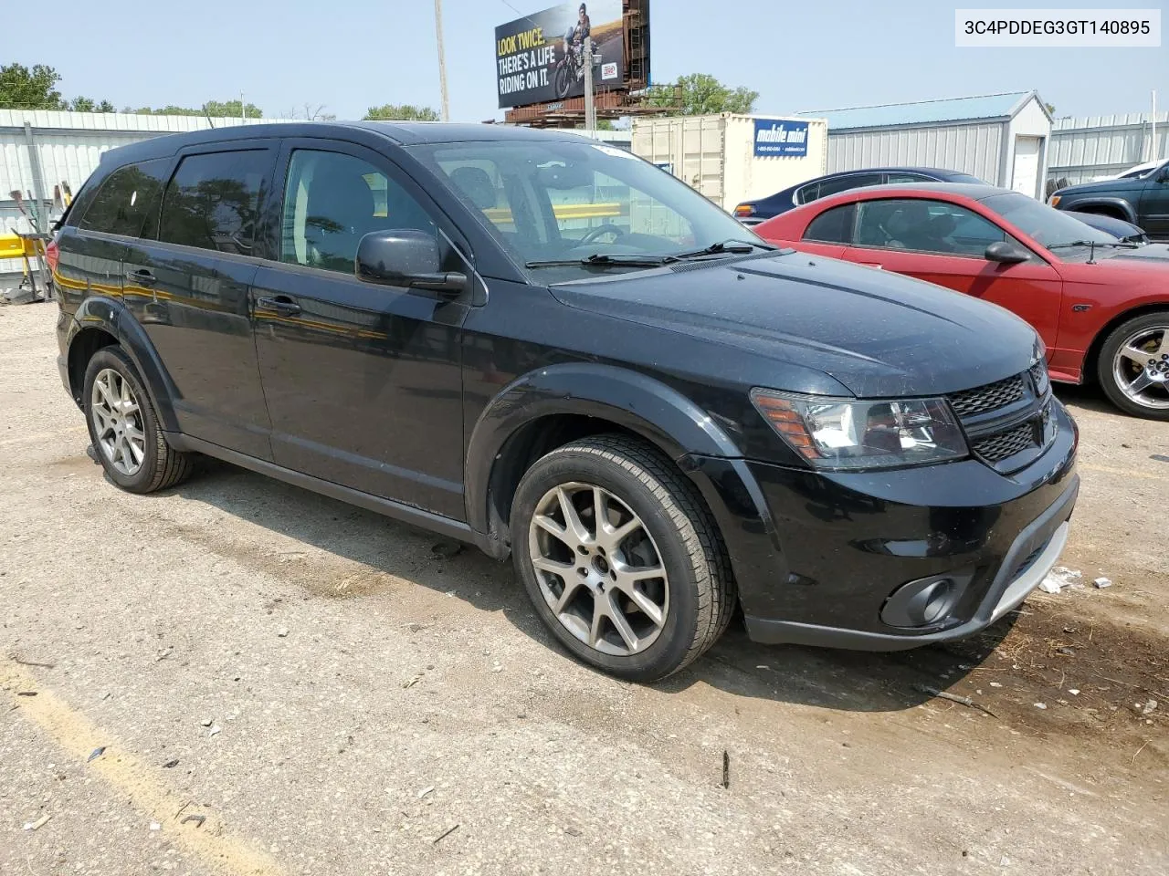 2016 Dodge Journey R/T VIN: 3C4PDDEG3GT140895 Lot: 64592624