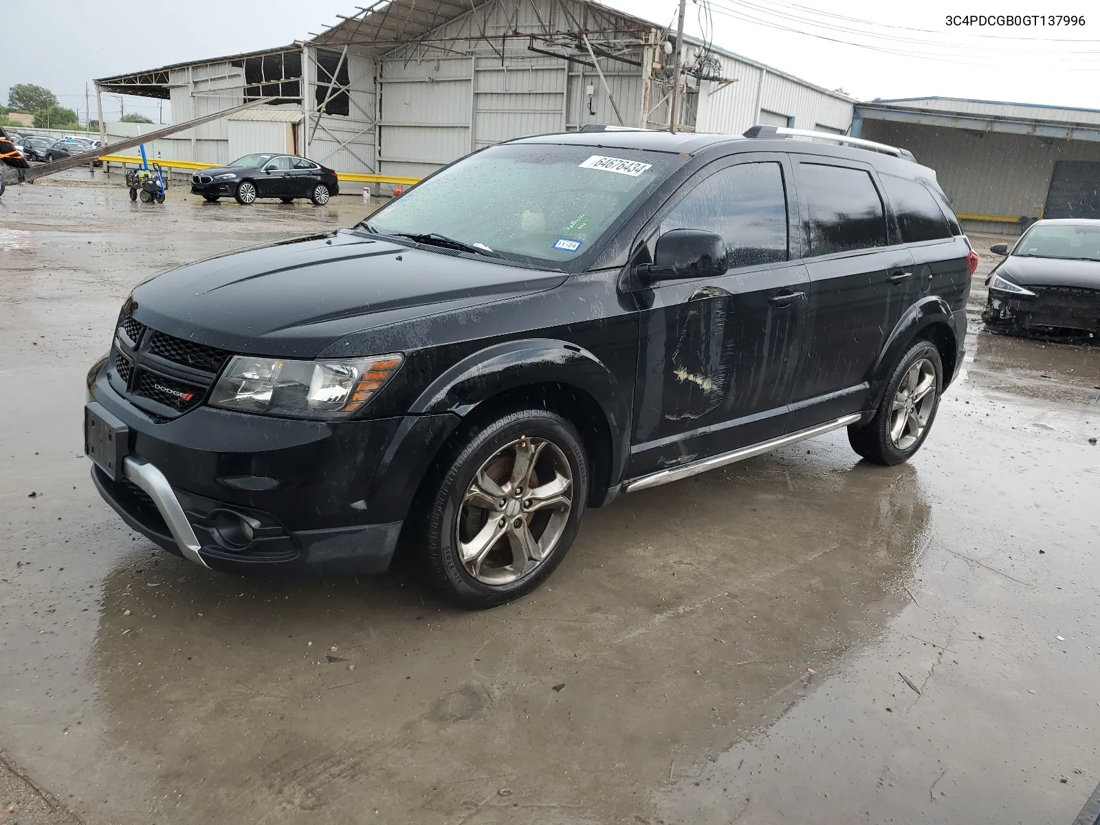 2016 Dodge Journey Crossroad VIN: 3C4PDCGB0GT137996 Lot: 64676434