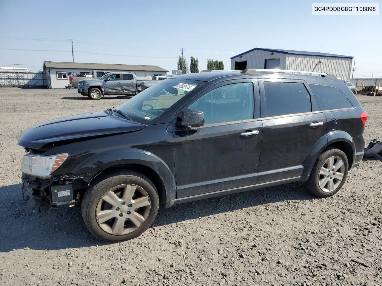 2016 Dodge Journey Sxt VIN: 3C4PDDBG8GT108898 Lot: 64929174