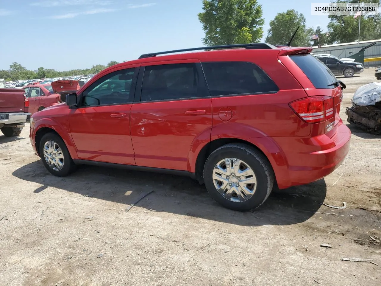 2016 Dodge Journey Se VIN: 3C4PDCAB7GT233858 Lot: 65344604