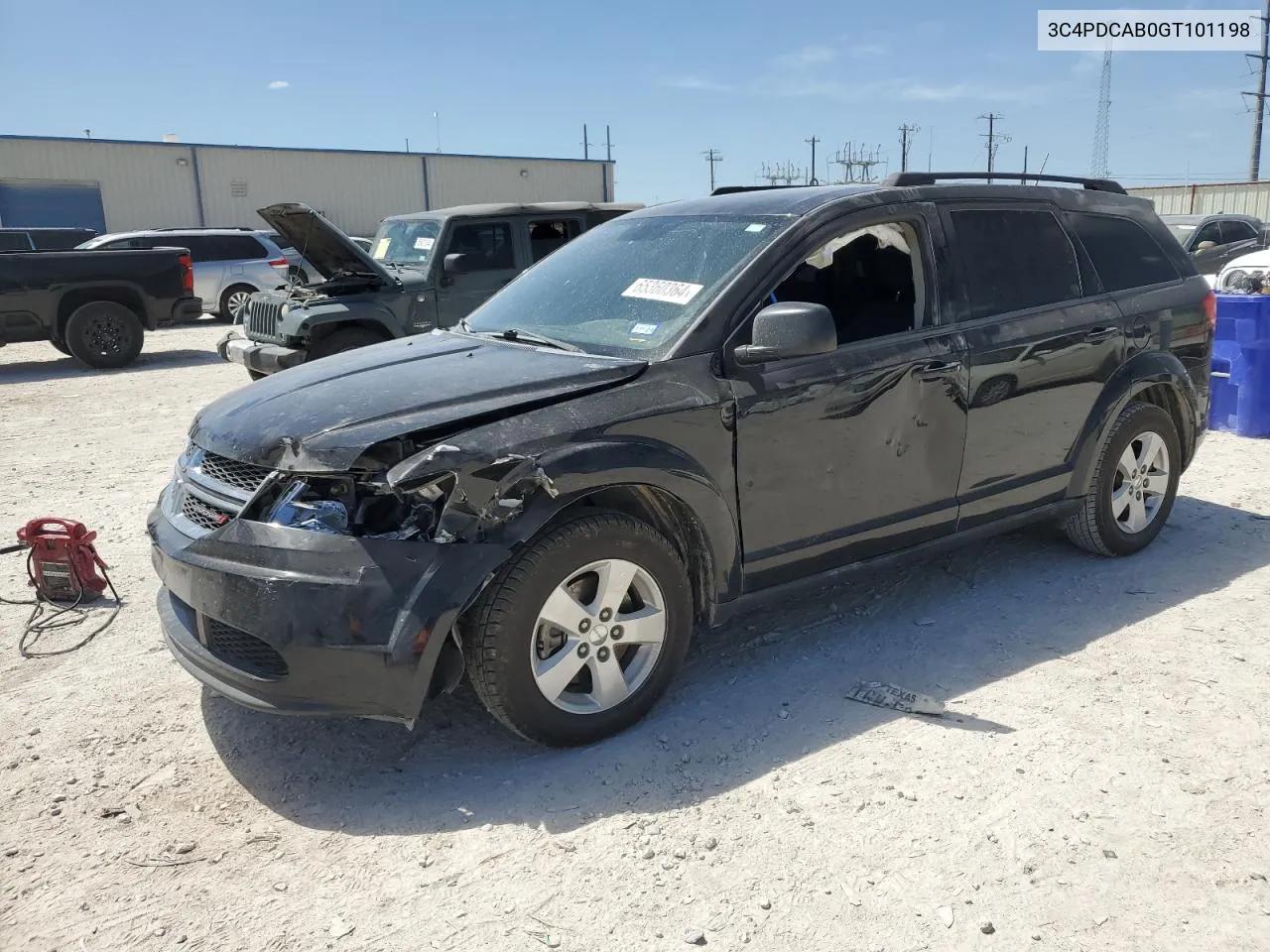 2016 Dodge Journey Se VIN: 3C4PDCAB0GT101198 Lot: 65360364