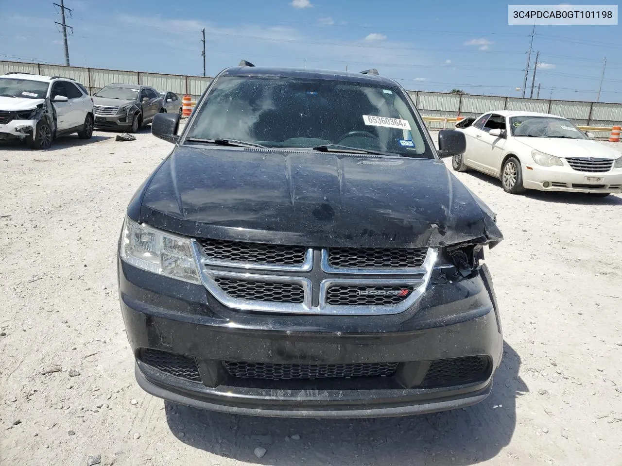 2016 Dodge Journey Se VIN: 3C4PDCAB0GT101198 Lot: 65360364