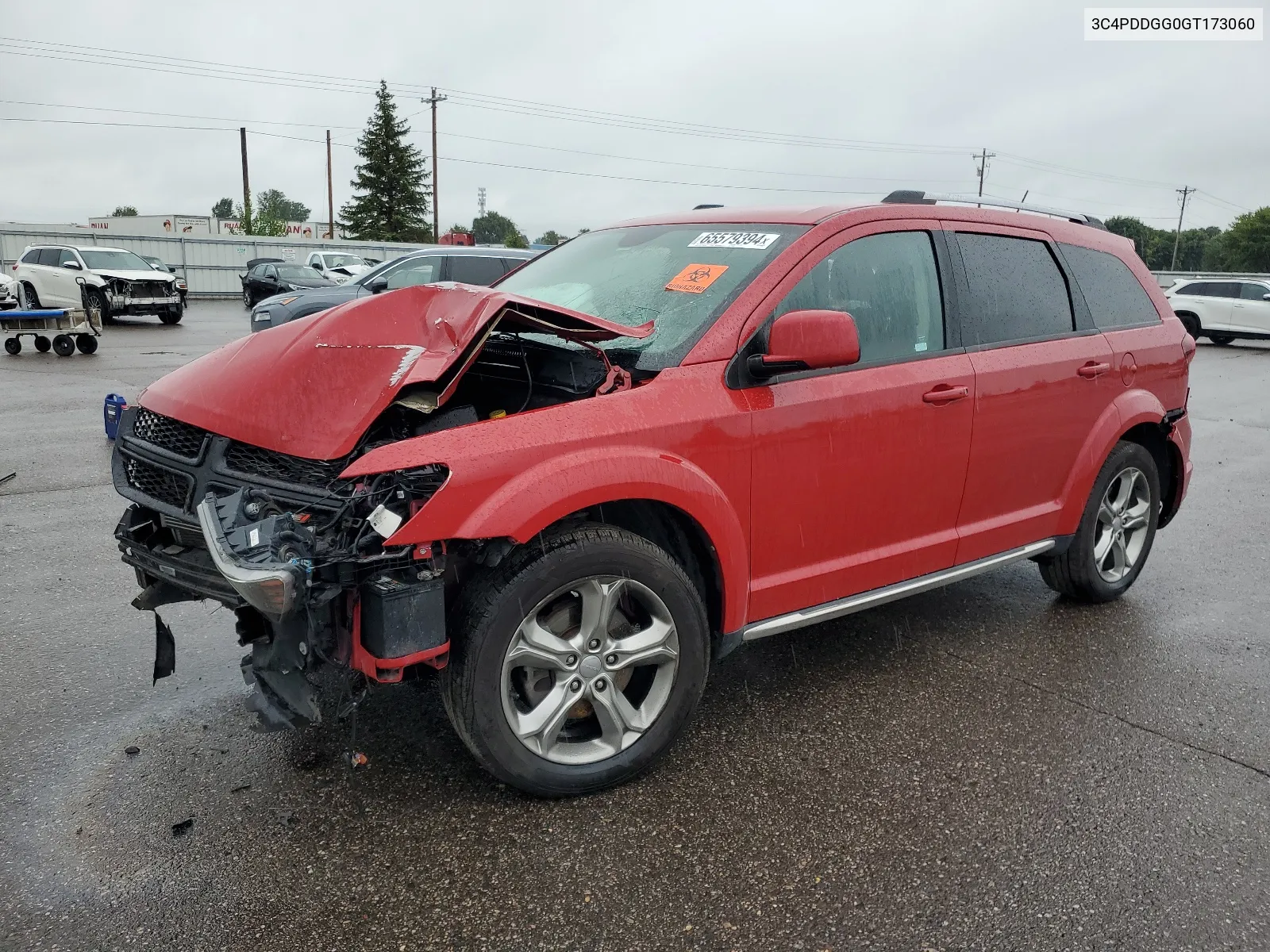 2016 Dodge Journey Crossroad VIN: 3C4PDDGG0GT173060 Lot: 65579394