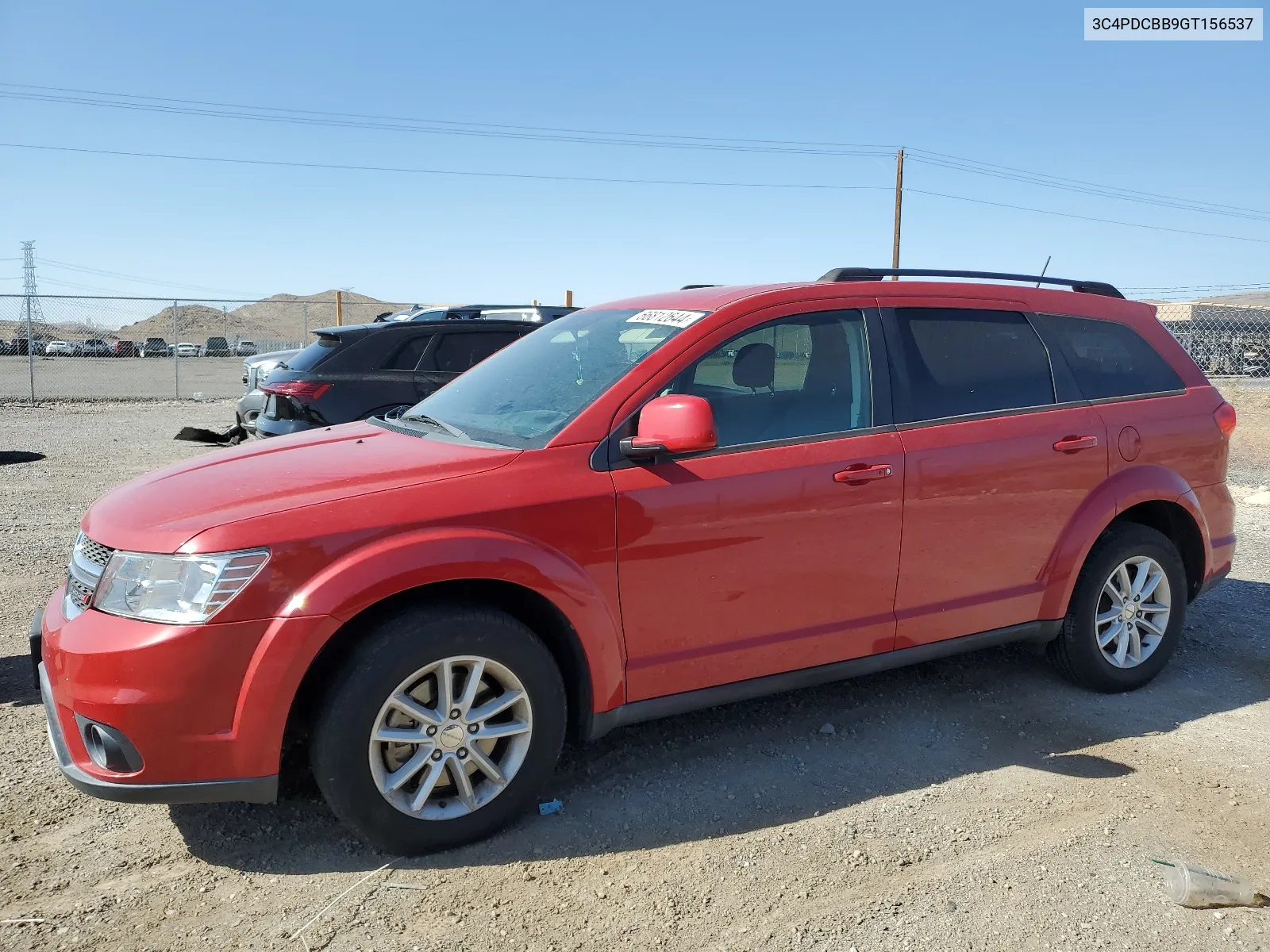 2016 Dodge Journey Sxt VIN: 3C4PDCBB9GT156537 Lot: 66812644