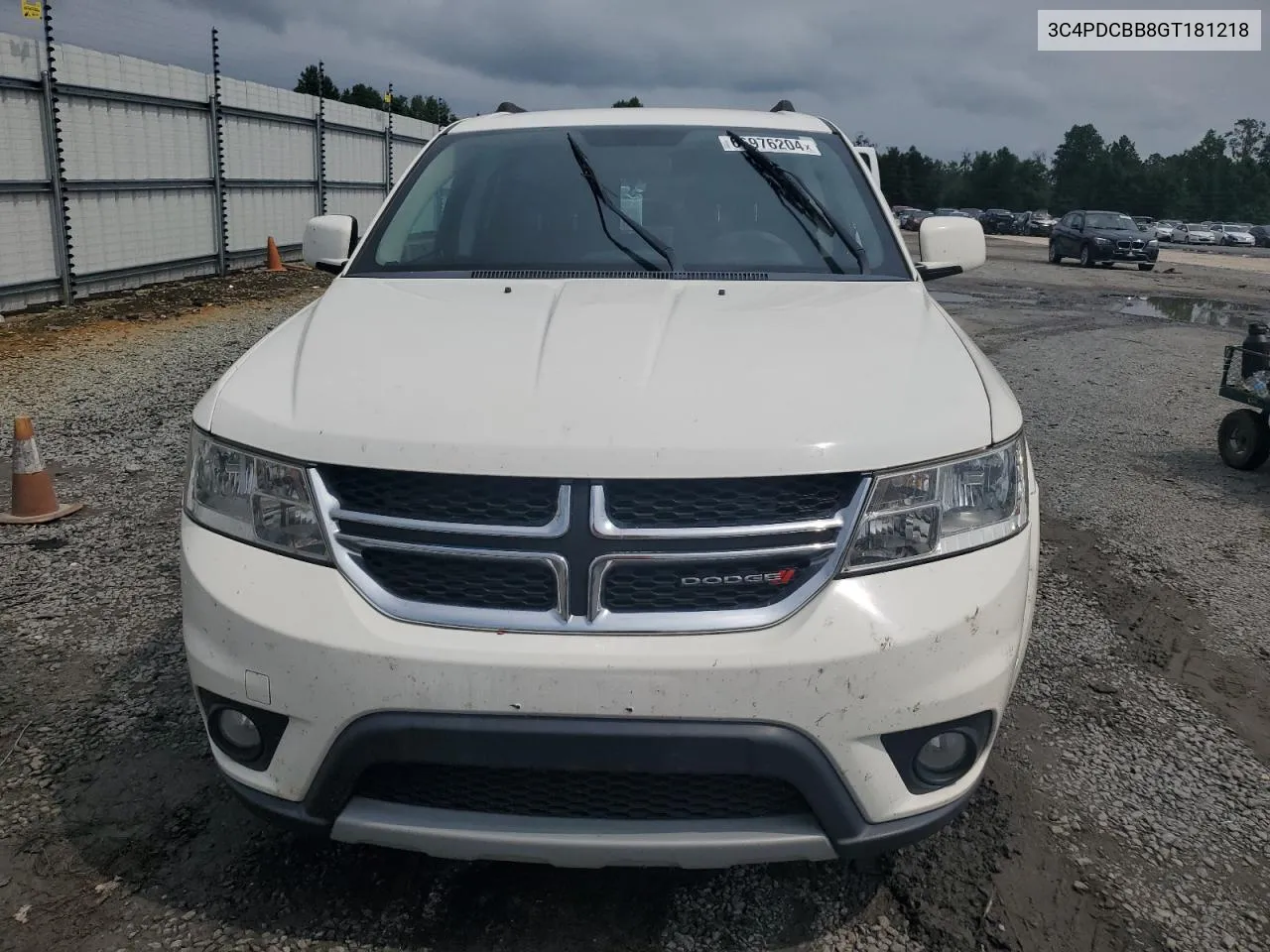 2016 Dodge Journey Sxt VIN: 3C4PDCBB8GT181218 Lot: 66976204