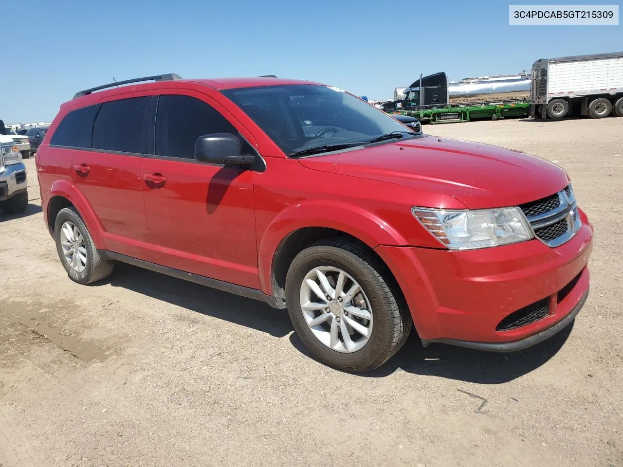 2016 Dodge Journey Se VIN: 3C4PDCAB5GT215309 Lot: 67471414