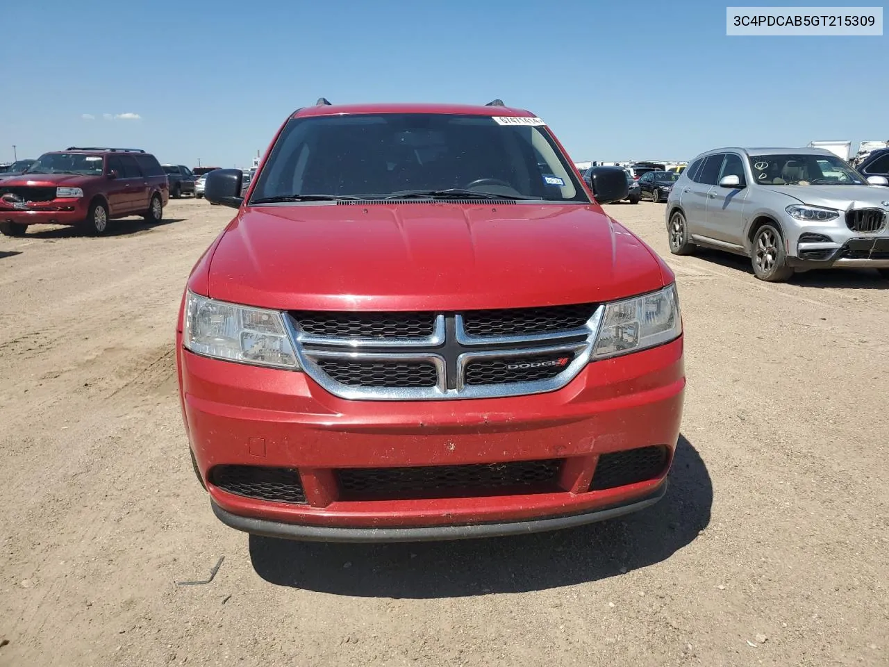 2016 Dodge Journey Se VIN: 3C4PDCAB5GT215309 Lot: 67471414