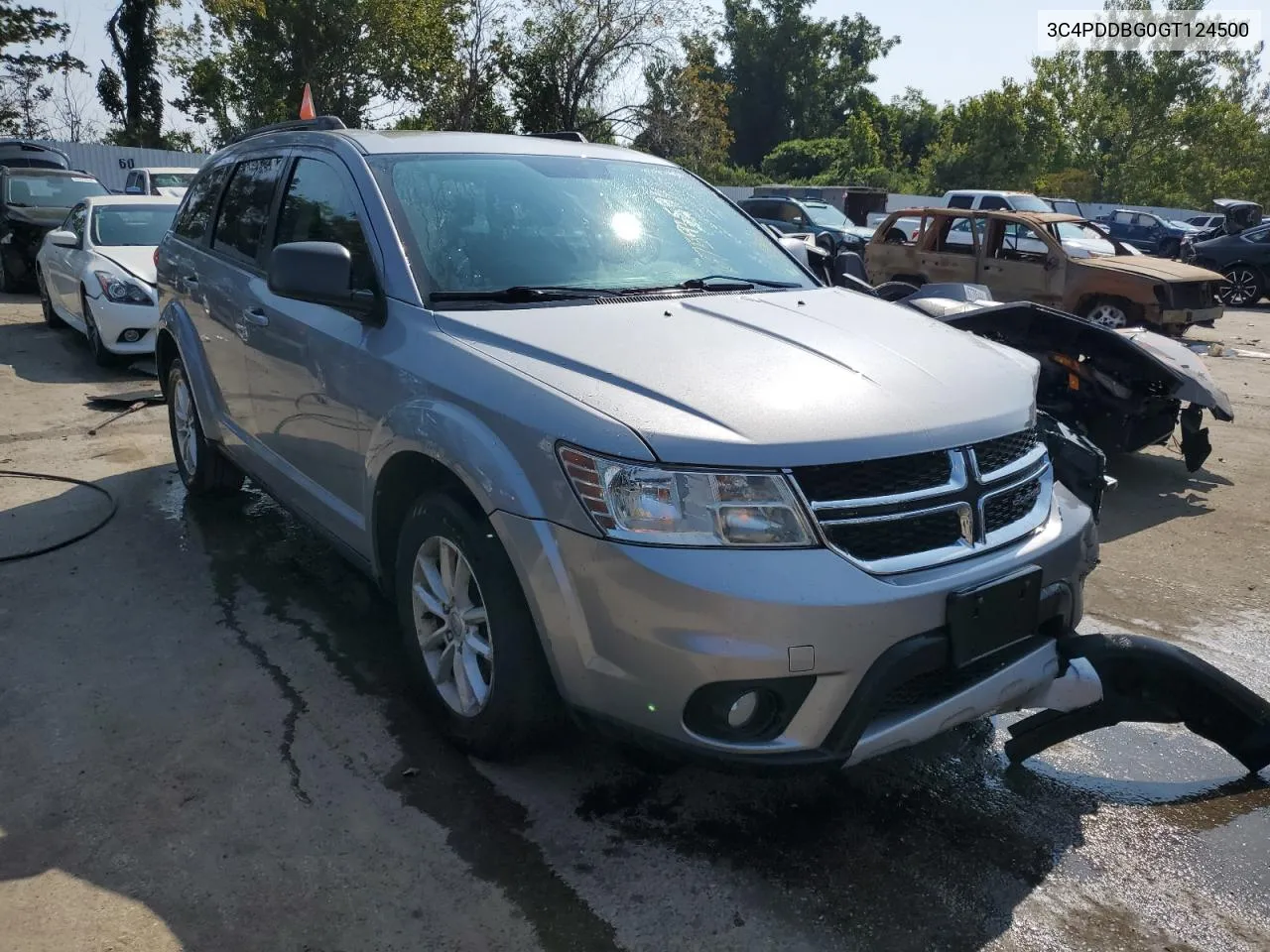 2016 Dodge Journey Sxt VIN: 3C4PDDBG0GT124500 Lot: 67593594