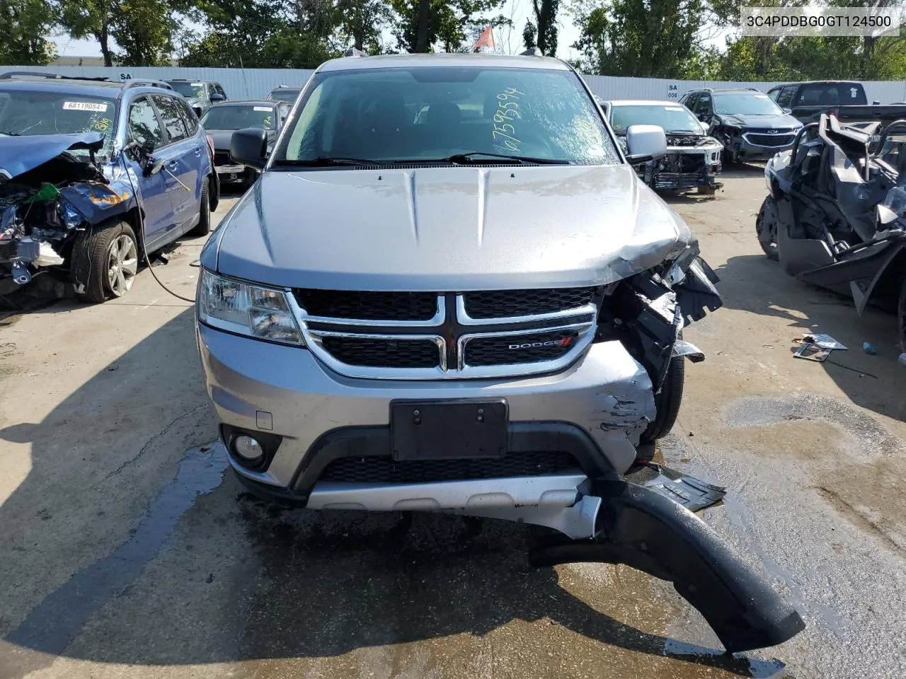 2016 Dodge Journey Sxt VIN: 3C4PDDBG0GT124500 Lot: 67593594