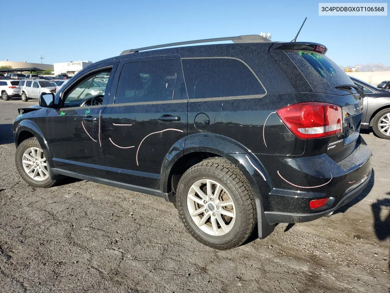 2016 Dodge Journey Sxt VIN: 3C4PDDBGXGT106568 Lot: 68116614