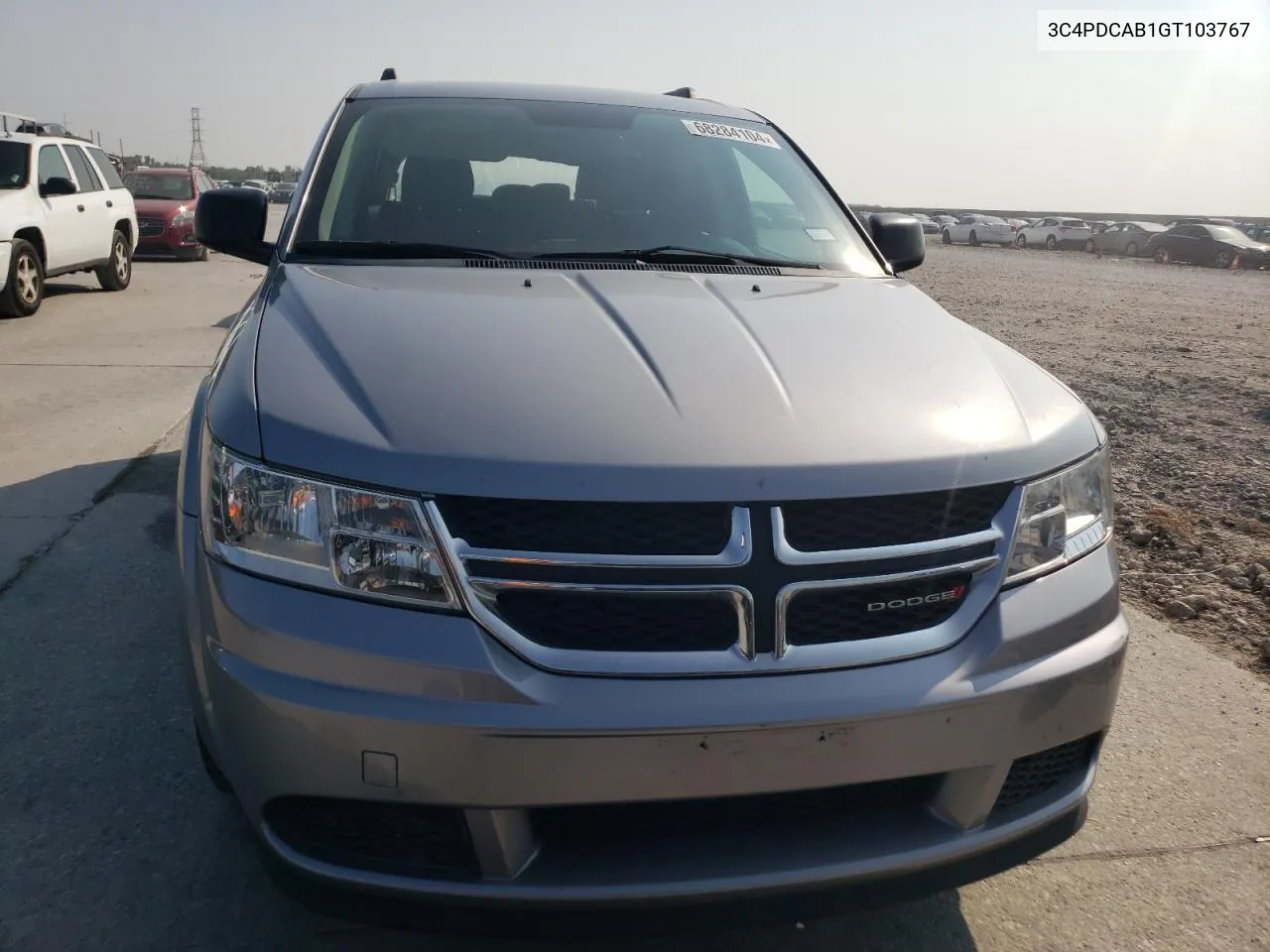 2016 Dodge Journey Se VIN: 3C4PDCAB1GT103767 Lot: 68284104