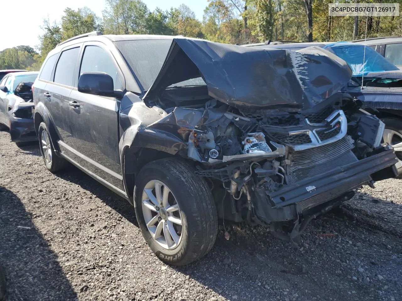 2016 Dodge Journey Sxt VIN: 3C4PDCBG7GT126917 Lot: 68655604