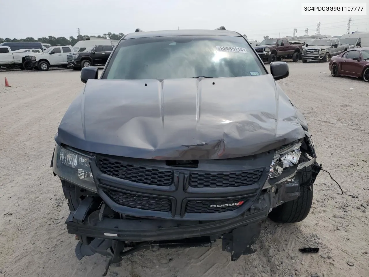 2016 Dodge Journey Crossroad VIN: 3C4PDCGG9GT107777 Lot: 68685114