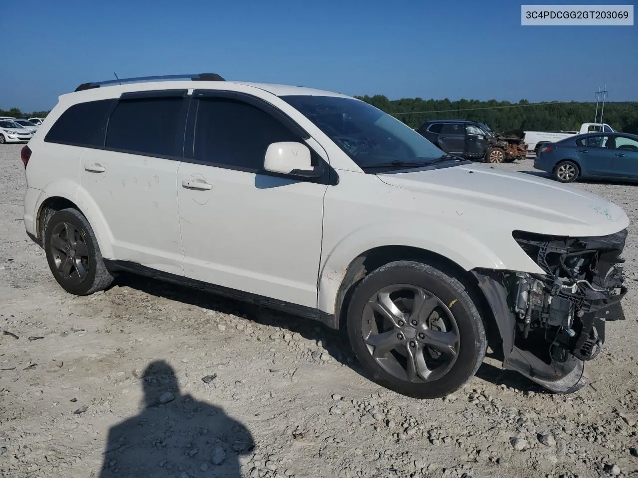 2016 Dodge Journey Crossroad VIN: 3C4PDCGG2GT203069 Lot: 68835734