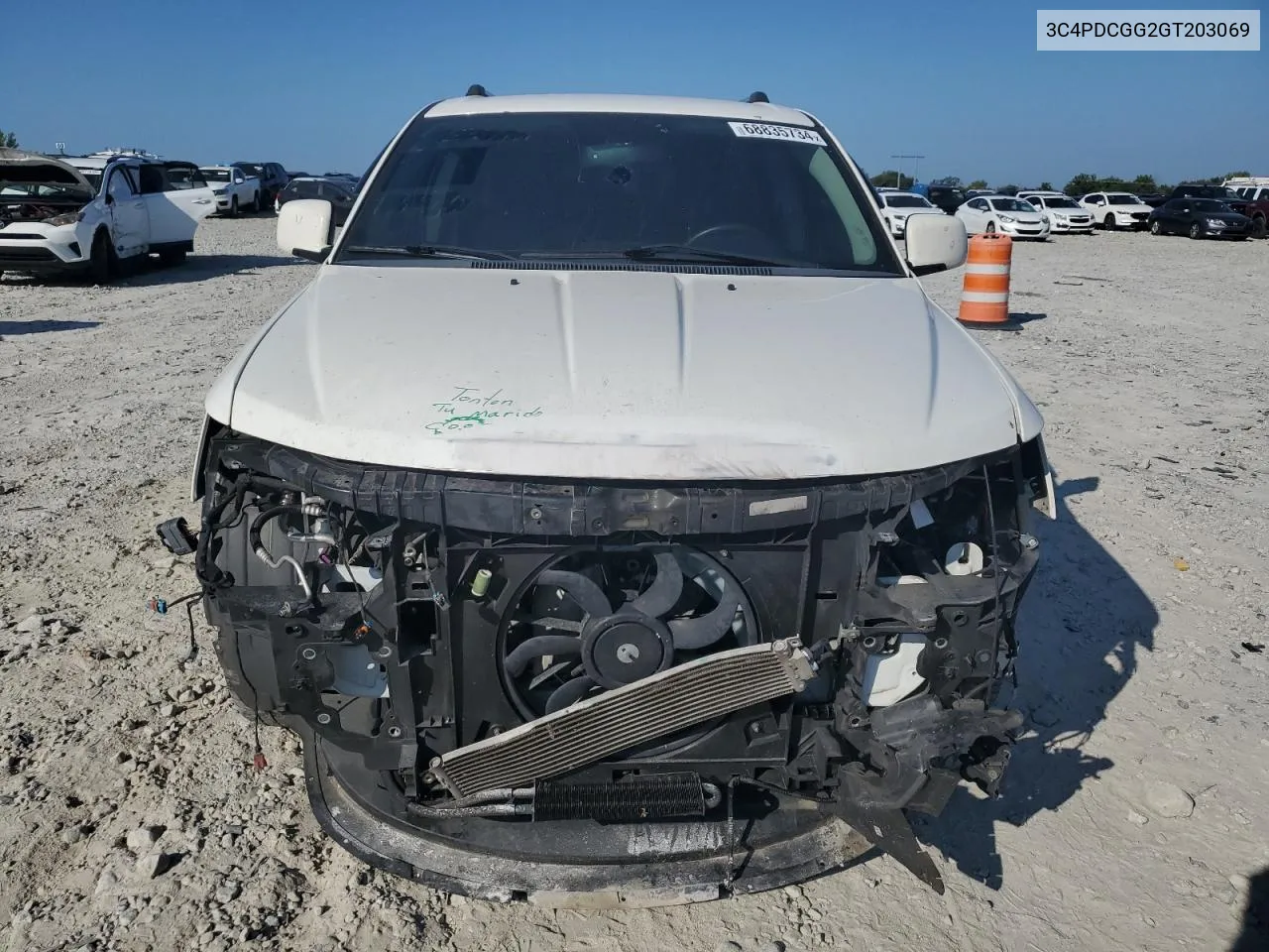 2016 Dodge Journey Crossroad VIN: 3C4PDCGG2GT203069 Lot: 68835734