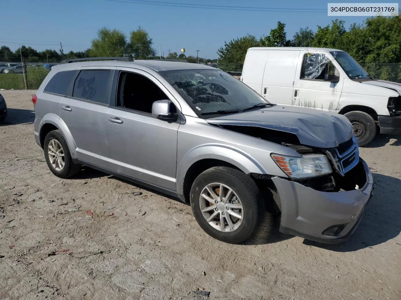 3C4PDCBG6GT231769 2016 Dodge Journey Sxt