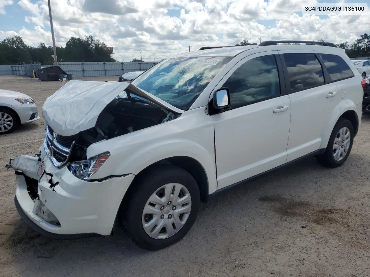 2016 Dodge Journey Se VIN: 3C4PDDAG9GT136100 Lot: 69082124